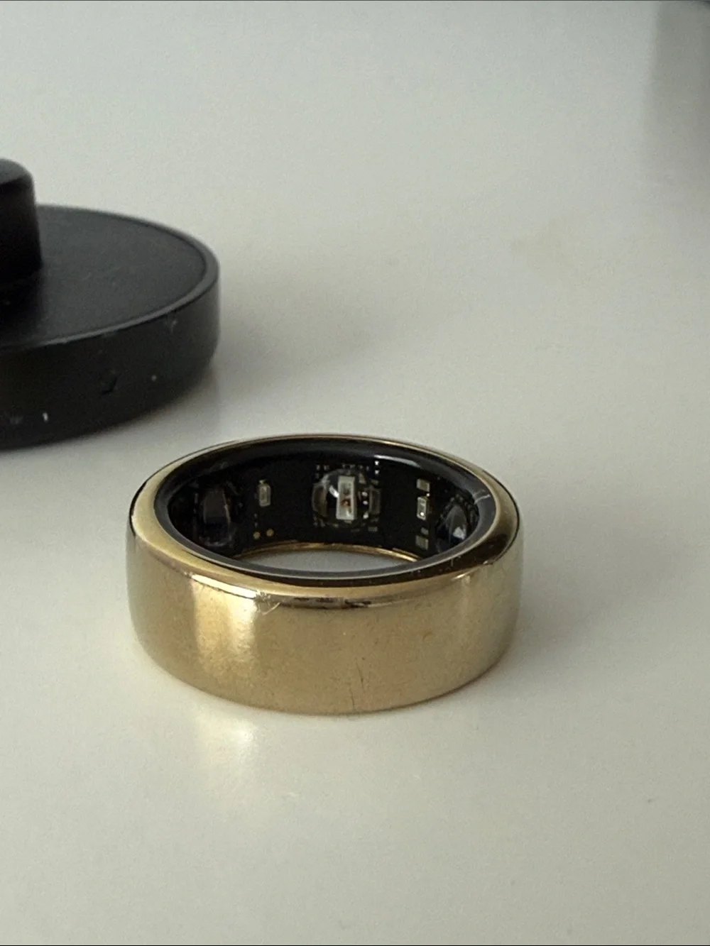 Oura Ring 3rd Generation size 7 Gold USED
